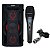 Microfone LS300 Preto Profissional+Bomber Play 770 Caixa De Som 50W Portátil Alto Falante Bluetooth - Imagem 1
