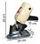Maquina de Cortar Tecidos Disco Octogonal 4 Pol. 127V Com Duas Lâminas 110mm 250w Capacidade de Corte 32mm - Importway - Imagem 6