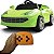 Carrinho Elétrico Infantil 6v Com Controle Menino Menina Verde Importway Farol Som Luzes Ré - Imagem 1