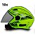 Kit 10x Capacetes X Open Neon Amarelo 56 (4un) 58 (4un) 60 (2un) - Imagem 8