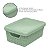 Caixa Organizadora Jaguar 1,8L Verde Menta Ideal Para Organização De Armários E Prateleiras Com Tampa - Jaguar - Imagem 4