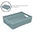 Cesta Jaguar Organizadora A4 Textura Simulando Juta 5,2L Cor Azul Porta Objetos Compacta Ideal Para Casa - Jaguar - Imagem 3
