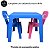 Kit Mesinha Para Criança Azul 2 pçs e Rosa 2 pçs - Mor - Imagem 1