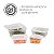 Conjunto De Potes 10 Unidades Branco Multiuso Para Armazenamento De Alimentos Com BPA Free - Jaguar - Imagem 4