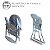 Cadeira De Alimentação Alta Bebê Criança Azul Menino Até 23Kg Encosto Acolchoado - Galzerano - Imagem 2