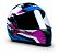 Capacete Fechado GTN Com Casco ABS Resistente Abertura Em 2 Estágios Com Viseira Transparente 2.5mm FW3 - Imagem 9
