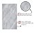 Kit 20 Pçs Revestimento de Parede 68x48cm Cimento Queimado com Calco Branco - Imagem 6