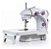 Mini Máquina De Costura Para Trabalhos Simples Portátil Importway 110/220V Com Pedal De Controle - Imagem 1