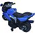 Mini Moto Elétrica Infantil De Criança 6v Até 25 Kg Azul Com Rodas De Apoio Velocidade Máxima 3km/h - Imagem 3