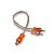 Cabo Rca Svart Tech One Laranja Injetado 4mm Plug Em Metal Revestimento Pvc Flexível E Transparente Dupla Blindagem - Imagem 5