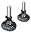 Kit 2x Pares Lâmpadas Ultra Led Titanium H1 HB4 6000k 10000Lm - Shocklight - Imagem 3