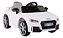 Carrinho Elétrico Audi TT RS 12V Branco Com Controle Remoto Luz Som Usb Mp3 - Bel - Imagem 2