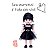 Boneca Wandinha Addams Vavazinha Com Vestido Do Baile E Mãozinha Feita Em Vinil 28cm Corpo Emborrachado E Articulado - Imagem 3