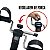 Mini Bicicleta Ergométrica IWMBEDM ImportWay Branca Com Monitor - Imagem 3