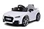 Mini Carrinho Elétrico Audi TT RS 6v  Infantil Bateria Branco Controle Remoto - Imagem 8