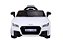 Mini Carrinho Elétrico Audi TT RS 6v  Infantil Bateria Branco Controle Remoto - Imagem 3