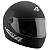 Capacete Preto Fosco Tamanho 58 ProTork Viseira Cristal Casco Em ABS E Cinta Jugular Com Fecho Revestido Em EPS - Imagem 6