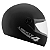 Capacete Preto Fosco Tamanho 58 ProTork Viseira Cristal Casco Em ABS E Cinta Jugular Com Fecho Revestido Em EPS - Imagem 7