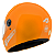 Capacete Laranja Tamanho 58 ProTork Viseira Cristal Casco Em ABS E Cinta Jugular Com Fecho Revestido Em EPS - Imagem 6