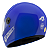 Capacete Azul Tamanho 58 ProTork Viseira Cristal Casco Em ABS E Cinta Jugular Com Fecho Revestido Em EPS - Imagem 5