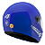 Capacete Azul Tamanho 56 ProTork Com Viseira Cristal Casco Em ABS E Cinta Jugular Com Fecho Revestido Em EPS - Imagem 8