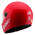 Capacete Vermelho Tamanho 60 ProTork Com Viseira Cristal Casco Em ABS E Cinta Jugular Com Fecho Revestido Em EPS - Imagem 5