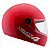 Capacete Vermelho Tamanho 60 ProTork Com Viseira Cristal Casco Em ABS E Cinta Jugular Com Fecho Revestido Em EPS - Imagem 6