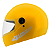 Capacete Amarelo Tamanho 60 ProTork Viseira Cristal Casco Em ABS E Cinta Jugular Com Fecho Revestido Em EPS - Imagem 1