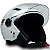 Capacete para Moto Aberto X Open Classic Branco Brilhante com Viseira Cristal Tamanho 58 - FW3 - Imagem 7