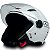 Capacete Moto X Open Classic da FW3 Cor Branco Brilhante Tamanho 58 Viseira 2mm Inmetro Forro Removível ABS Resistente - Imagem 2