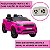 Carrinho Elétrico Land Rover Evoque Rosa Infantil 12V Com Controle Remoto Faróis de Led Som Usb Mp3 Carro BW128 - Imagem 5