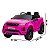 Carrinho Elétrico Land Rover Evoque Rosa Infantil 12V Com Controle Remoto Faróis de Led Som Usb Mp3 Carro BW128 - Imagem 8