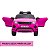 Carrinho Elétrico Land Rover Evoque Rosa Infantil 12V Com Controle Remoto Faróis de Led Som Usb Mp3 Carro BW128 - Imagem 2
