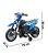 Mini Moto Elétrica Cross 6V Importway Azul BW233AZ Certificado Inmetro Velocidade Máxima 3km/h Luz Rodas de Treinamento - Imagem 2