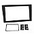 Moldura Central Painel DVD 2Din GM Vectra GT 2005/2011 Meriva e Montana 2003/2011 Corsa 2002/2011 Preta Fiamon - Imagem 1