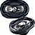 Par de Alto Falantes LeSon 6x9 Polegadas Quadriaxial LS69 200w Potência RMS 4 Ohms Impedância Bobina Simples - Imagem 1