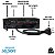 Receiver LS600W Pro Perfeito para Pequenos Projetos 4 Canais de Saída PMPO 600w Impedância Minima 2 Ohms - Imagem 3