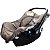 Bebê Conforto Galzerano Completo Grid Preto Cappuccino 0 Meses Até 13KG Acolchoado Capota Removível E Lavável - Imagem 5