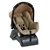 Bebê Conforto Galzerano Completo Grid Preto Cappuccino 0 Meses Até 13KG Acolchoado Capota Removível E Lavável - Imagem 1