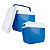 Caixas Térmicas Cooler 26L e 34L Com Alça Porta Copos Mor Azul Geladeira Portátil Bebidas Bolsa Sacola Mor - Imagem 1