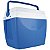 Caixas Térmicas Cooler 26L e 34L Com Alça Porta Copos Mor Azul Geladeira Portátil Bebidas Bolsa Sacola Mor - Imagem 3