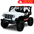 Carro Elétrico Mini Jipe Bateria 12V Bang Toys Branco Velocidade Máxima 7 km/h Suporta 30kg Luzes Musica USB - Imagem 1