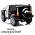 Mini Carro Elétrico Policia Hammer 12v Velocidade Máxima 8km/h Suporta 30kg Luzes Som USB MP3 Controle Remoto - Imagem 4