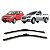 Palheta Automotiva Traseira DTL 21 / 18 Durável E Resistente Evita Riscos Com Encaixe Para Montana e Agile 2011 - Imagem 1