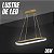 Lustre Moderno Pendente de LED Oval Dourado Com Controle Remoto - Imagem 6