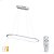 Lustre Pendente De LED Oval Moderno Com Controle Remoto Istambul Branco - Imagem 1