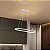 Lustre Pendente De LED Oval Moderno Com Controle Remoto Istambul Branco - Imagem 7