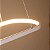 Lustre Pendente De LED Oval Moderno Com Controle Remoto Istambul Branco - Imagem 5