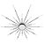 Lustre de LED Pequim - 20 Pontas - 100cm - Corpo Preto 20w 110220V - 4000k - UND - Imagem 4