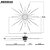Lustre de LED Pequim - 20 Pontas - 100cm - Corpo Preto 20w 110220V - 4000k - UND - Imagem 2